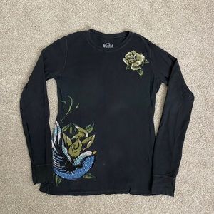 SOLD!! Cyber y2k archive “sinful” long sleeve tee